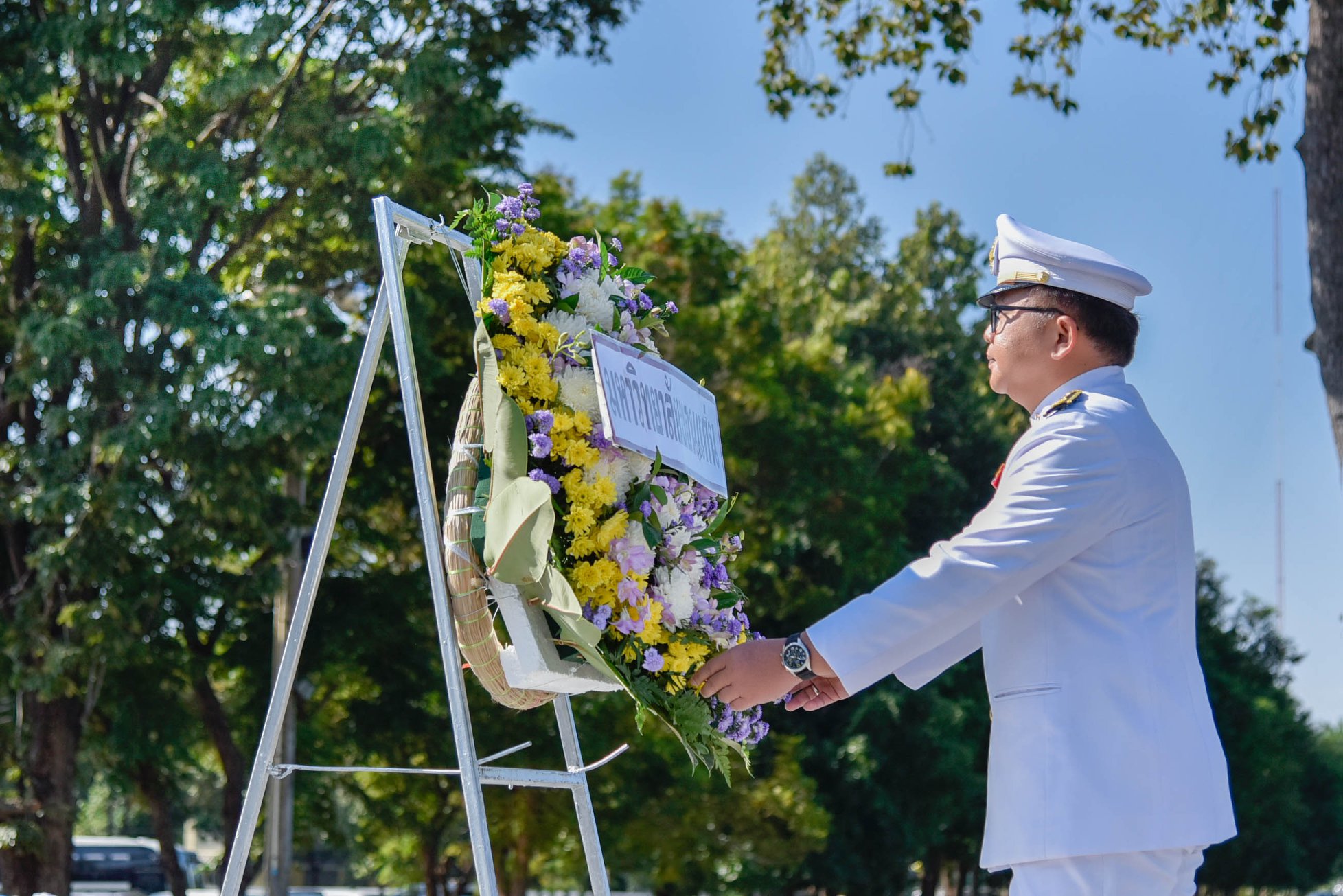 กองสื่อสารองค์กร มข.ร่วมวางพวงมาลาวันคล้ายวันสวรรคต สมเด็จพระศรีพัชรินทราฯ ปี2562